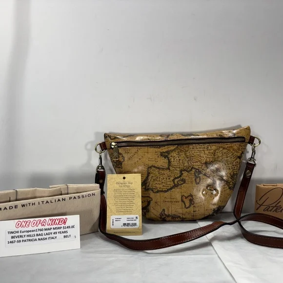 PATRICIA NASH MILAN ITALY-NWT $149.00                           BELT OR SLING ! - Picture 10 of 16